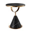 Eichholtz Living Side Table Park Lane - Brushed Copper & Black Faux Marble House of Isabella UK