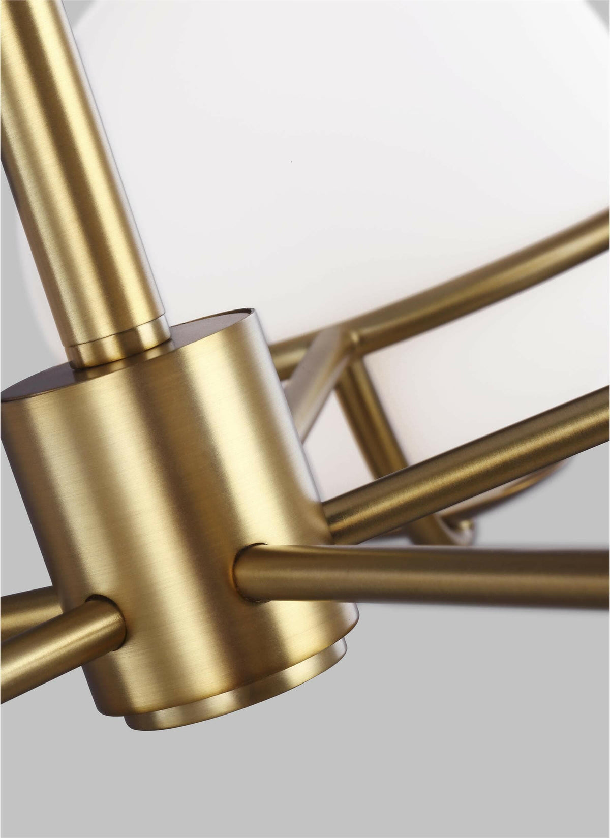 Apollo 5 Light Chandelier - Burnished Brass.