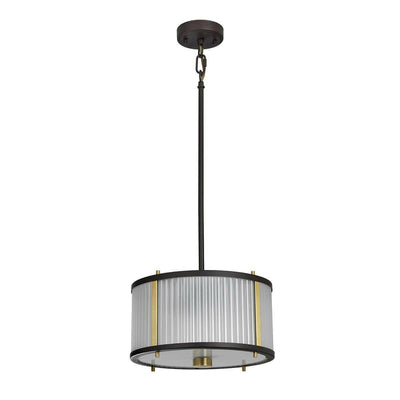 Elstead Lighting Lighting Corona 2 Light Pendant - Museum Bronze House of Isabella UK