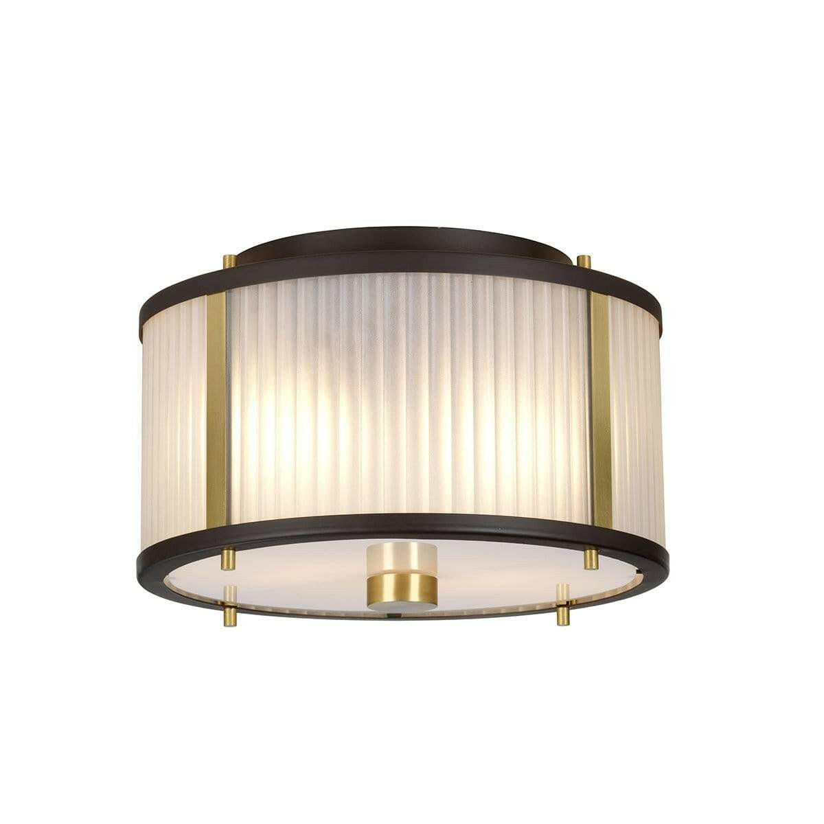 Elstead Lighting Lighting Corona 2 Light Pendant - Museum Bronze House of Isabella UK