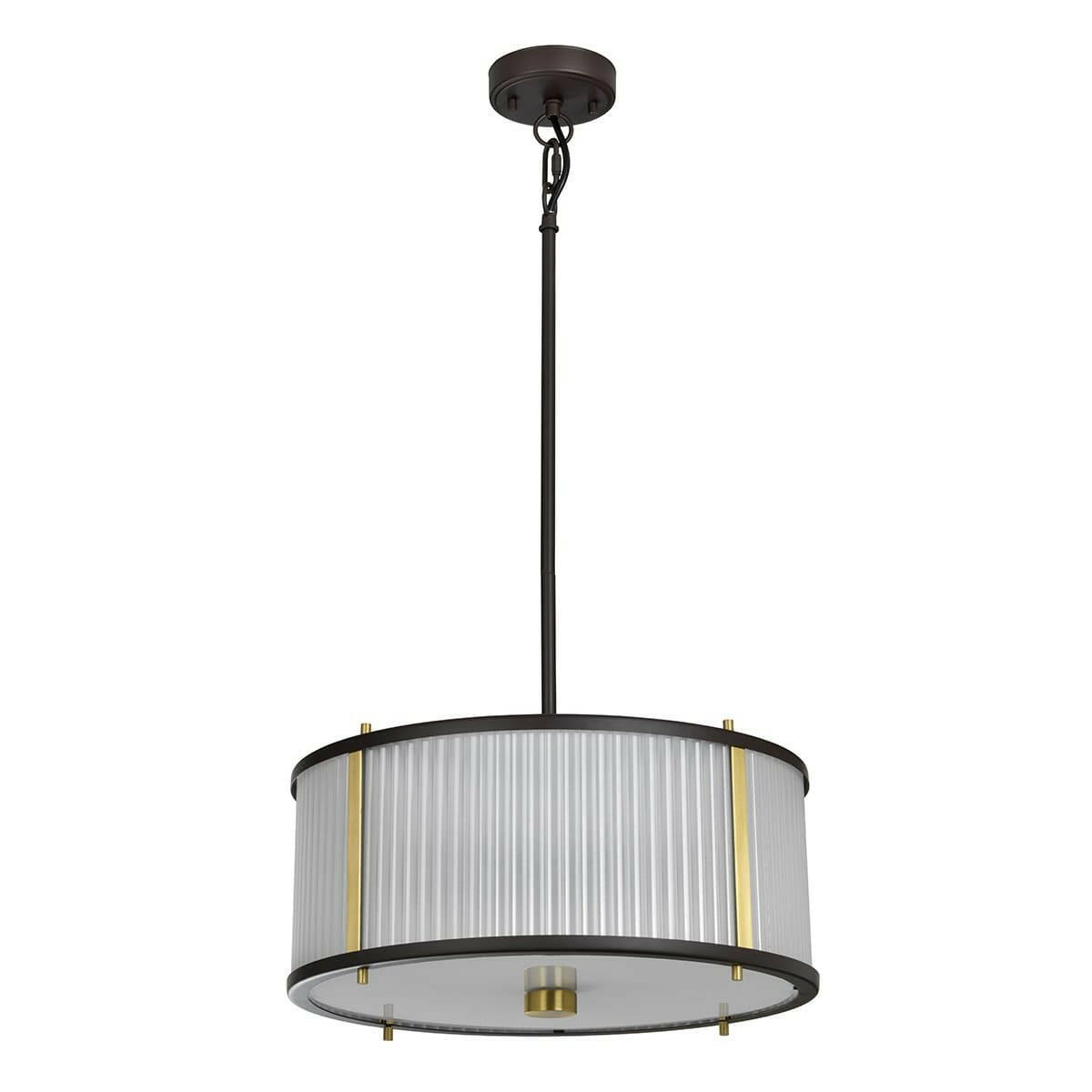 Elstead Lighting Lighting Corona 3 Light Pendant - Museum Bronze House of Isabella UK