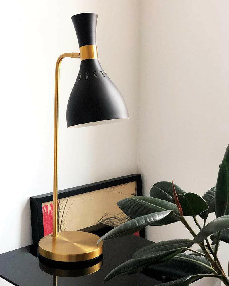 Joan 1 Light Table Lamp - Midnight Black.