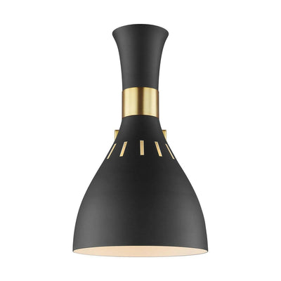 Elstead Lighting Lighting Joan 1 Light Wall Light - Midnight Black House of Isabella UK