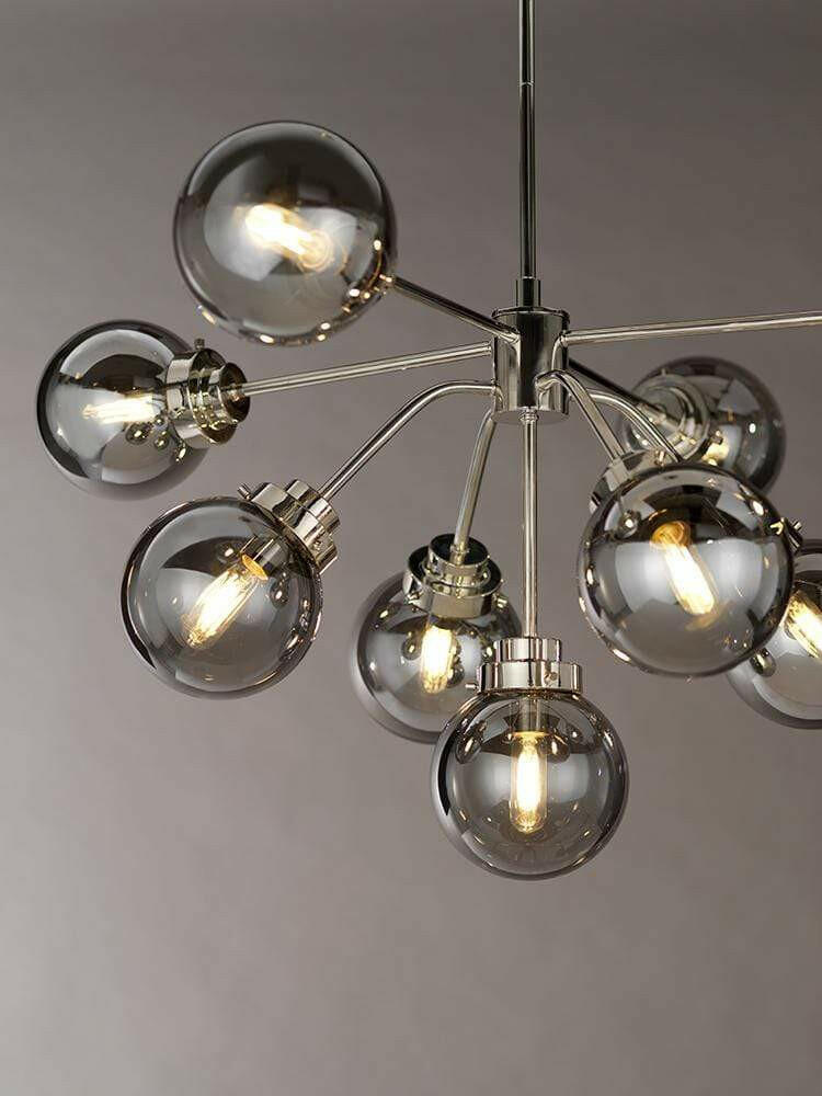 Elstead Lighting Lighting Kula 9 Light Chandelier House of Isabella UK