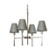 Elstead Lighting Lighting Lucerne 4 Light Chandelier House of Isabella UK