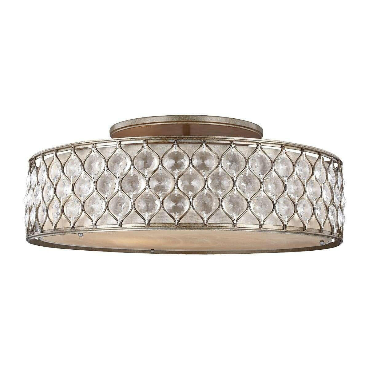 Elstead Lighting Lighting Lucia 6 Light Flush Light House of Isabella UK