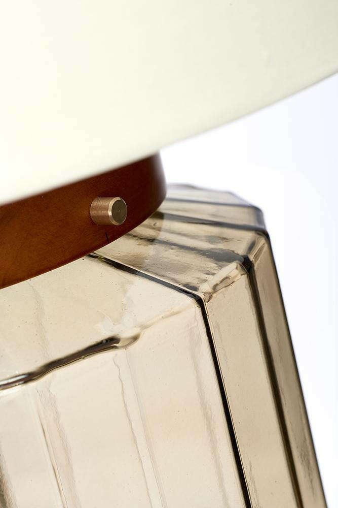 Luga Table Lamp - Smoke.