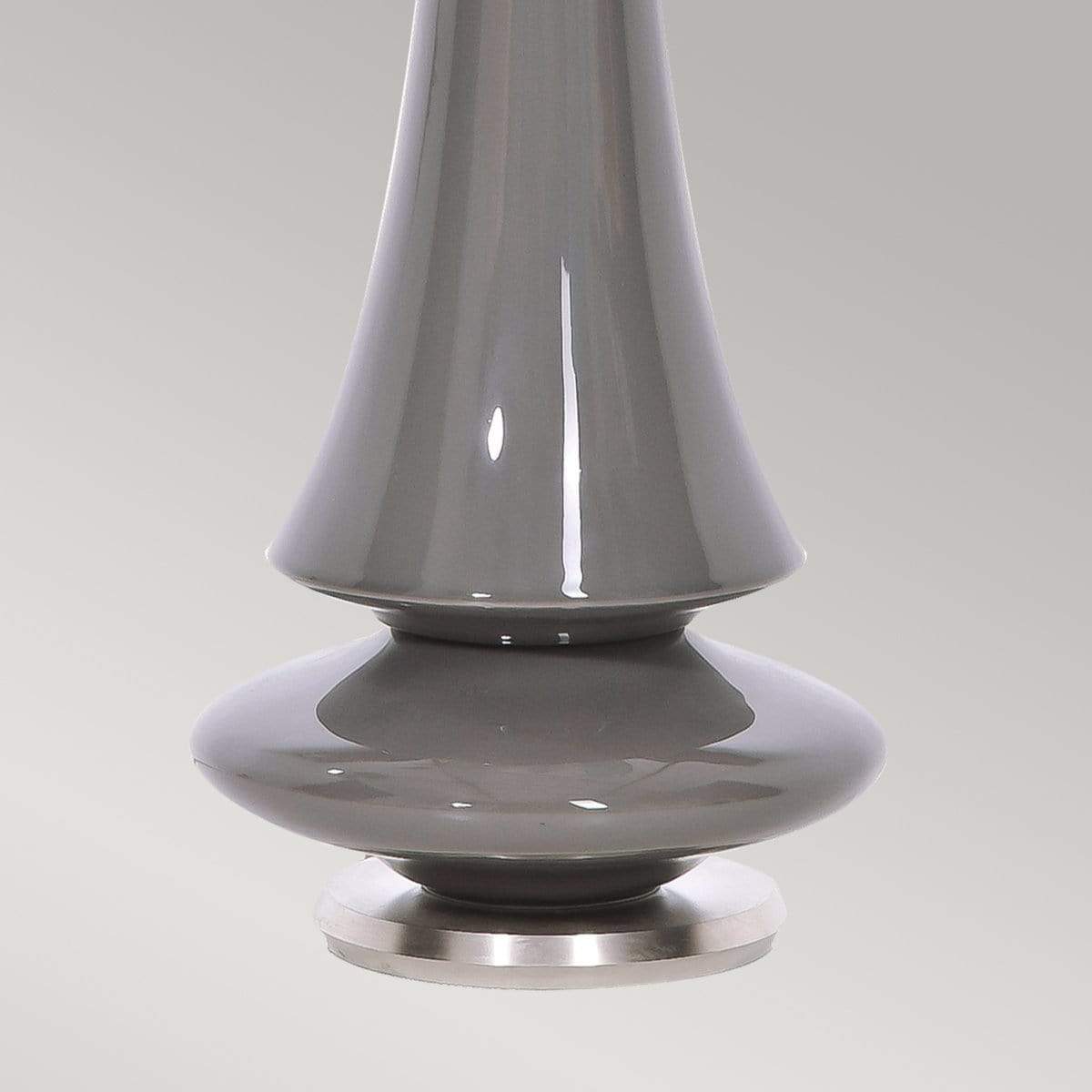 Elstead Lighting Lighting Spin 1 Light Table Lamp - Grey House of Isabella UK