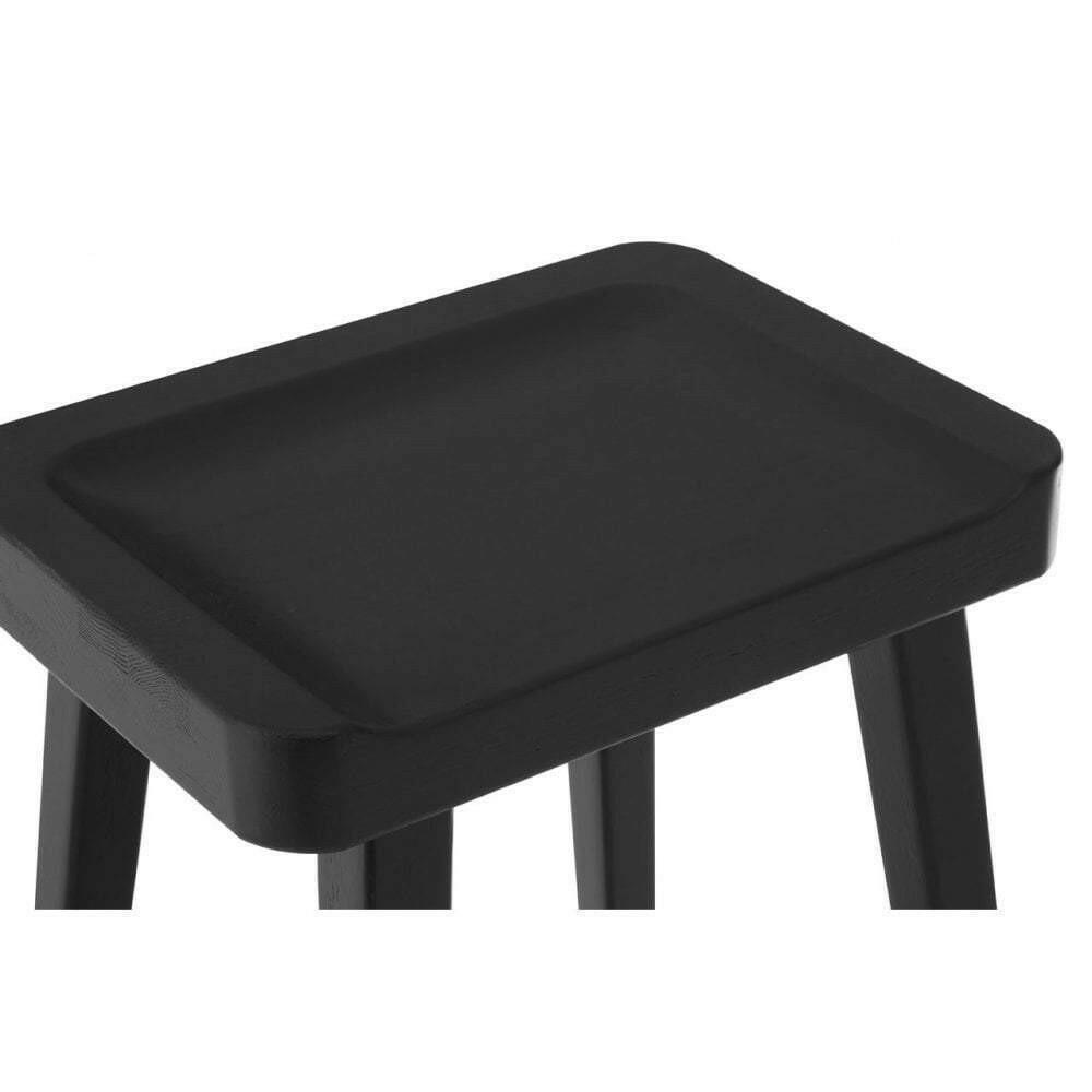 Cahil Black & Oak Bar Stool.