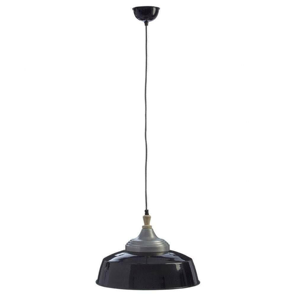 Laah Black Large Pendant Light.