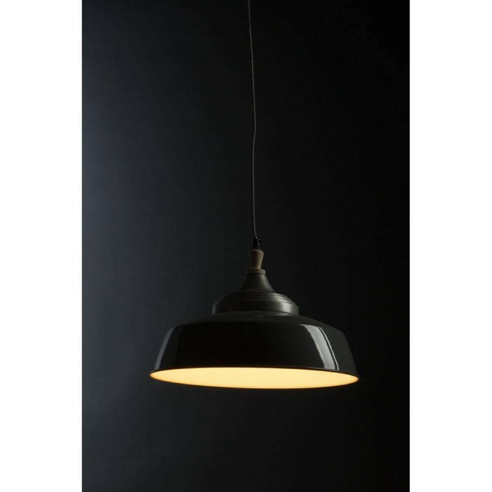 Laah Large Grey Pendant Light.