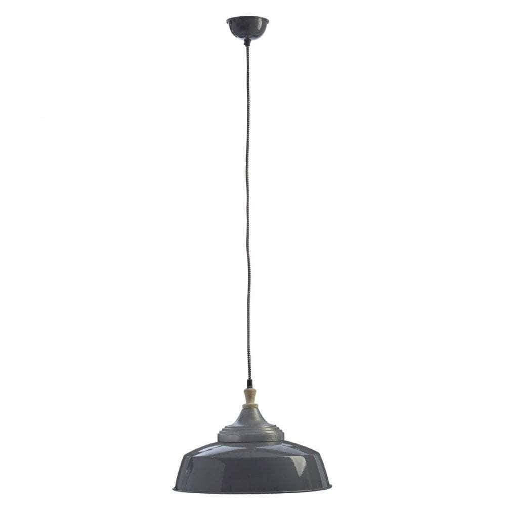 Laah Large Grey Pendant Light.