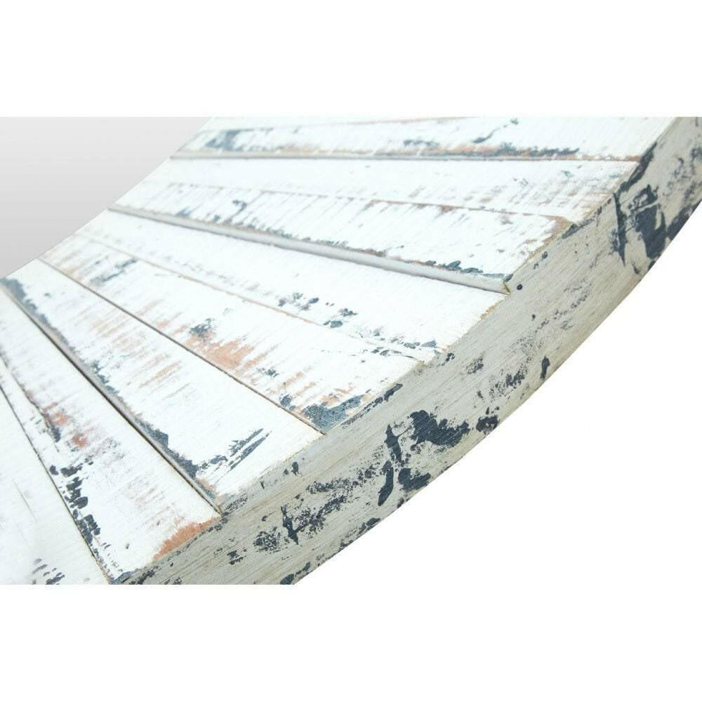 Gager White Wash Wall Mirror.