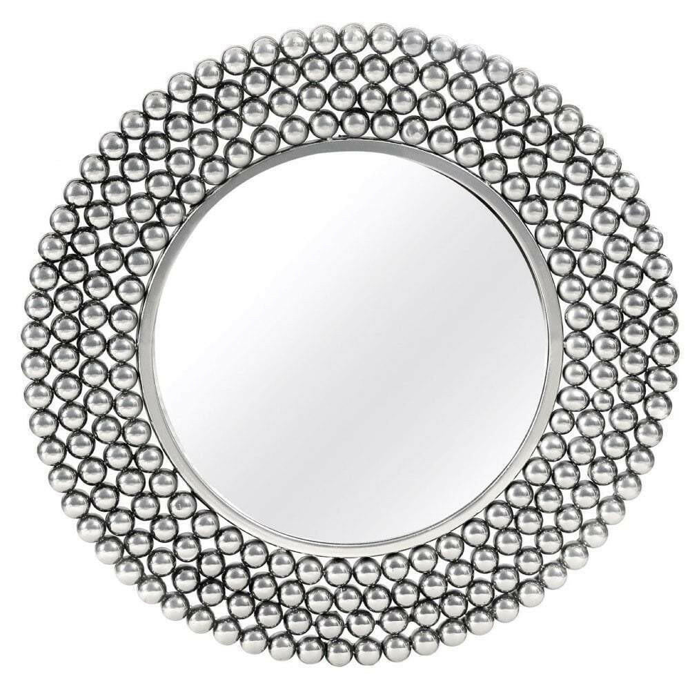 Gares Pewter Wall Mirror.