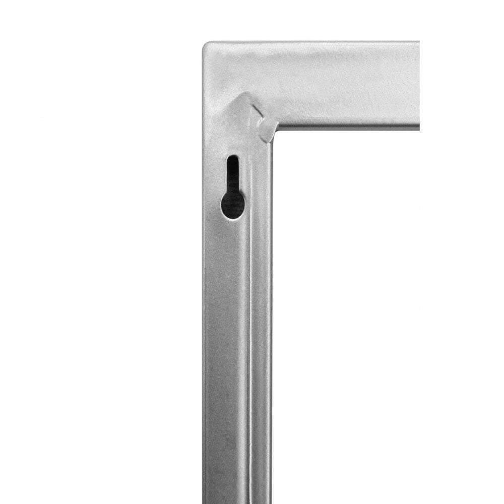 Langli Silver Square Wall Mirror.