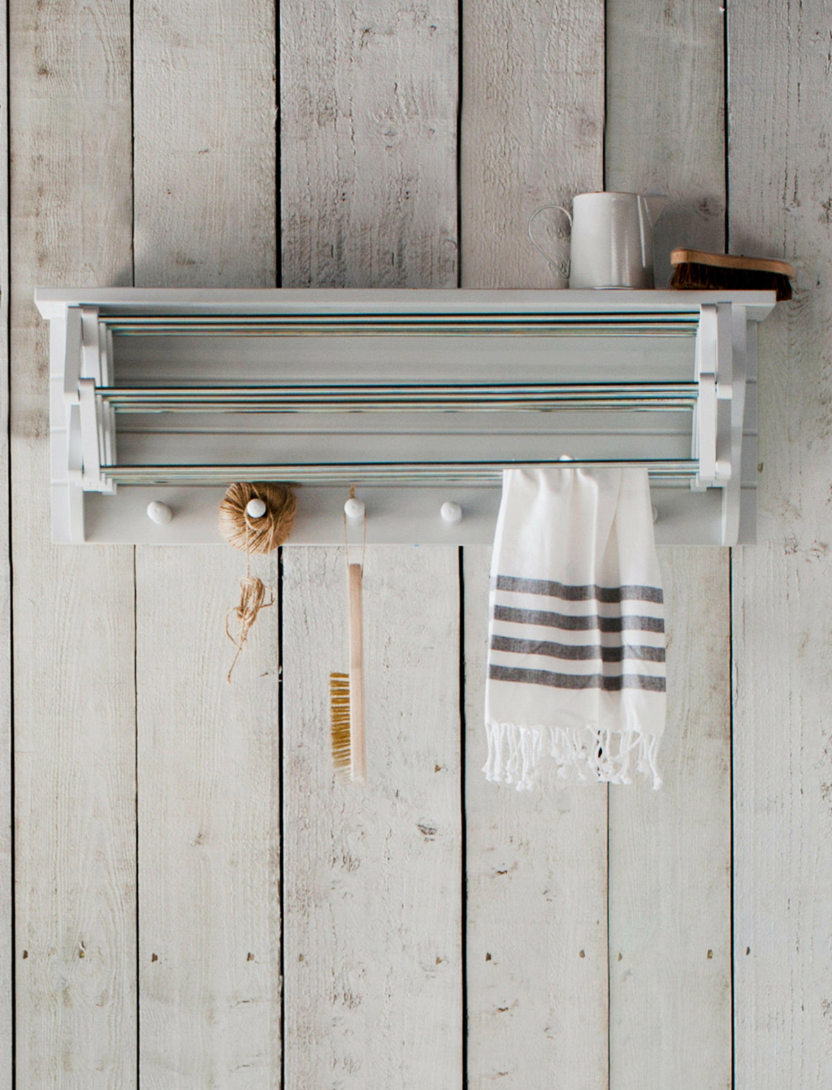 Extending Clothes Dryer - Chalk.