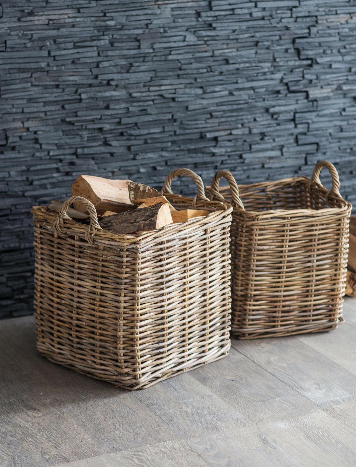 Set of 2 Square Baskets.