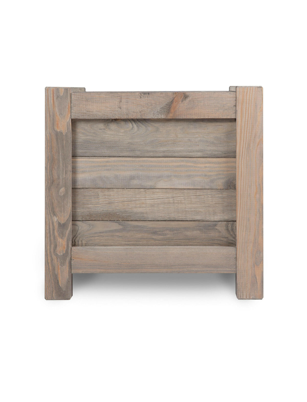 Square Wooden Planter - 40cm.