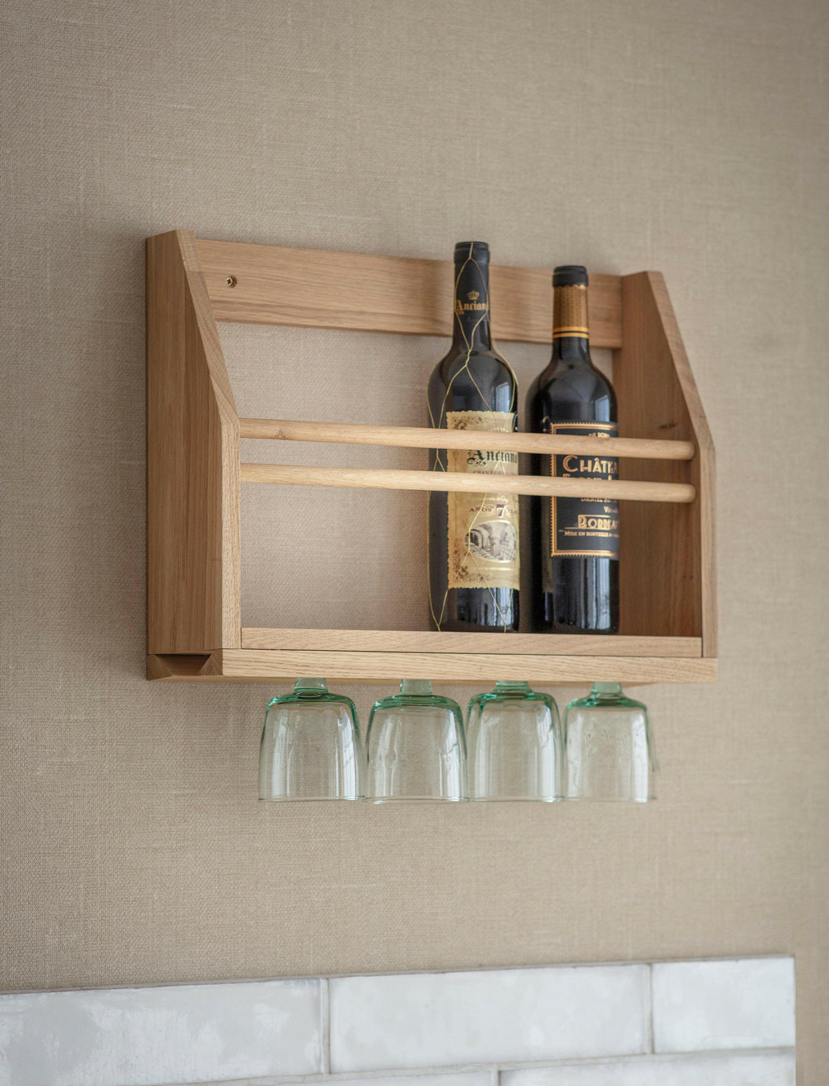 Hambledon Wine Glass Shelf.
