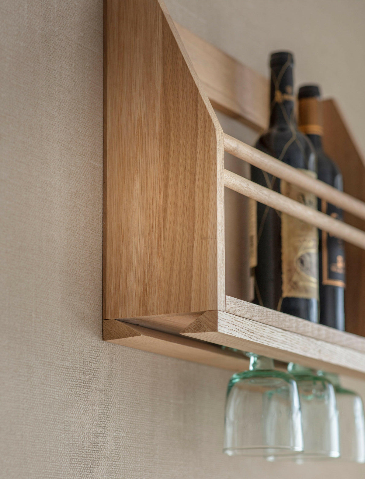Hambledon Wine Glass Shelf.
