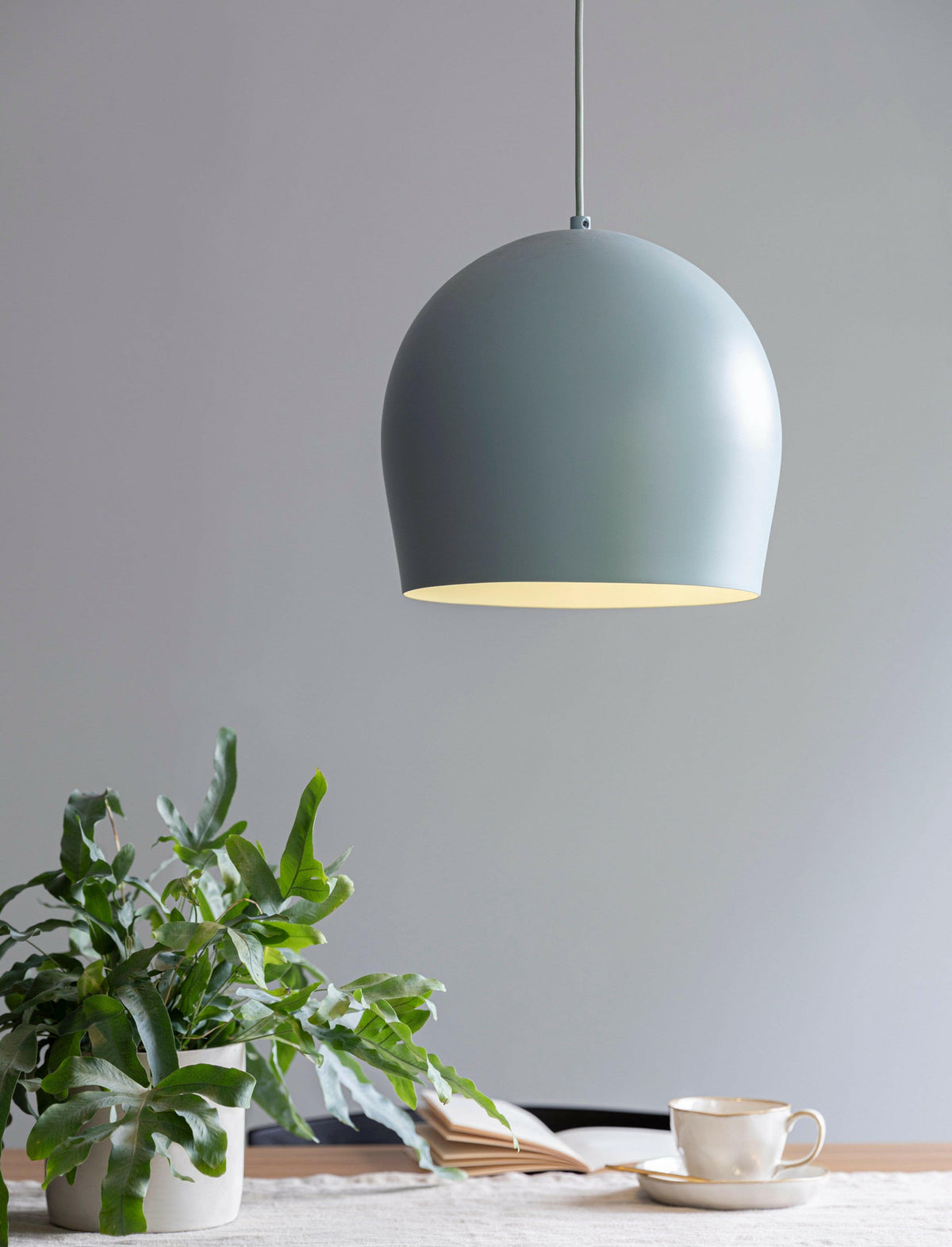 Grafton Pendant Light - Tarn Blue.