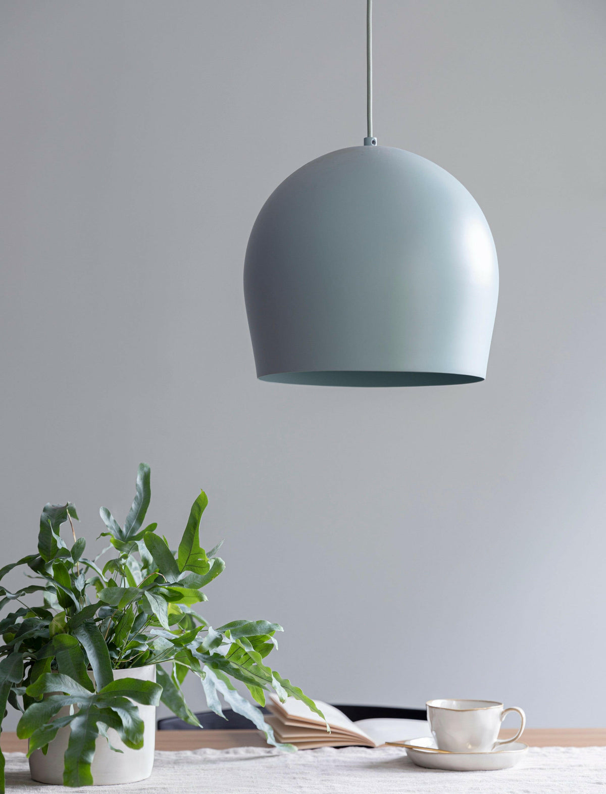 Grafton Pendant Light - Tarn Blue.