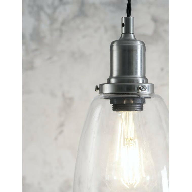 Trio of Hoxton Domed Pendant Light.