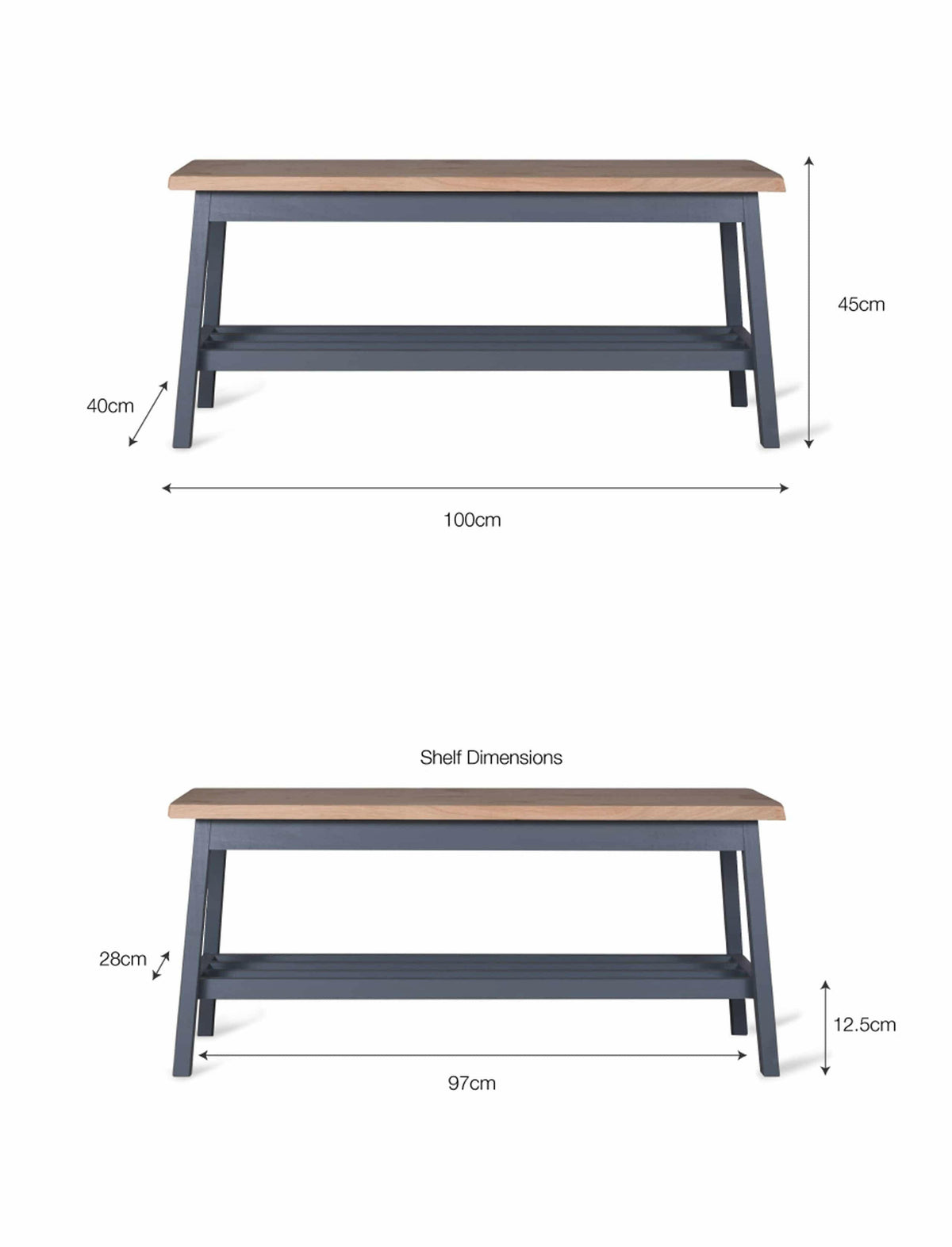 Clockhouse Hallway Bench.