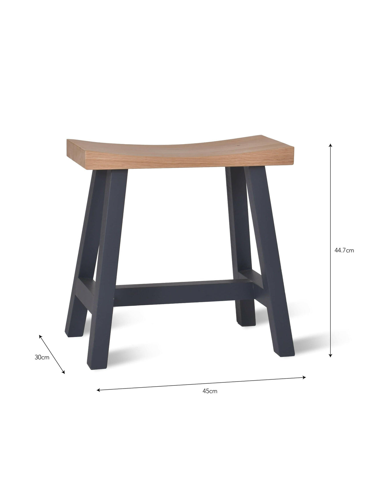 Clockhouse Stool - Small - Carbon.