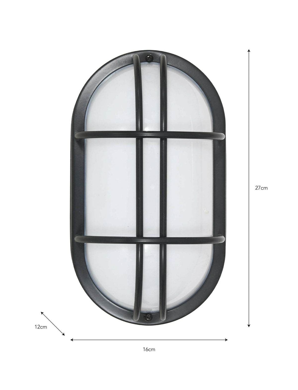 Bulkhead Light - Carbon.