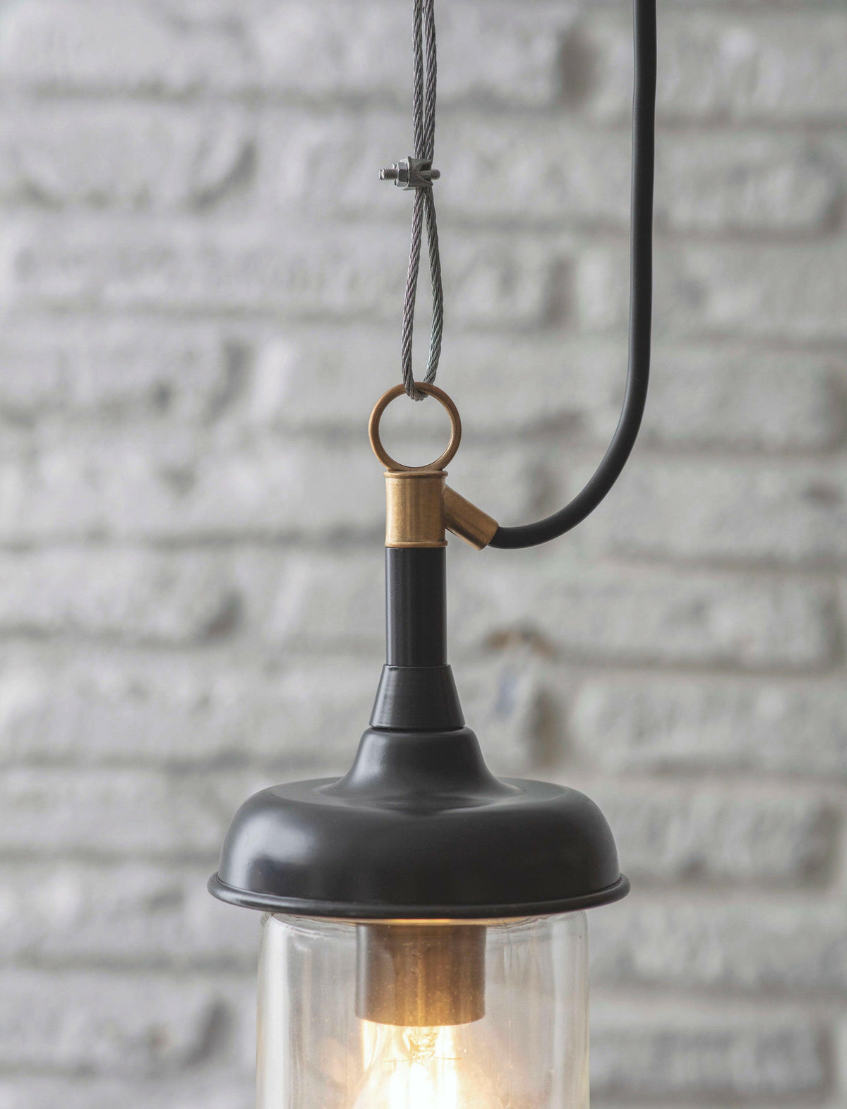 Harbour Outdoor Pendant Light - Carbon.