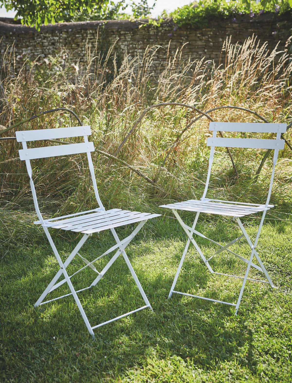 Pair of Bistro Chairs - Chalk.