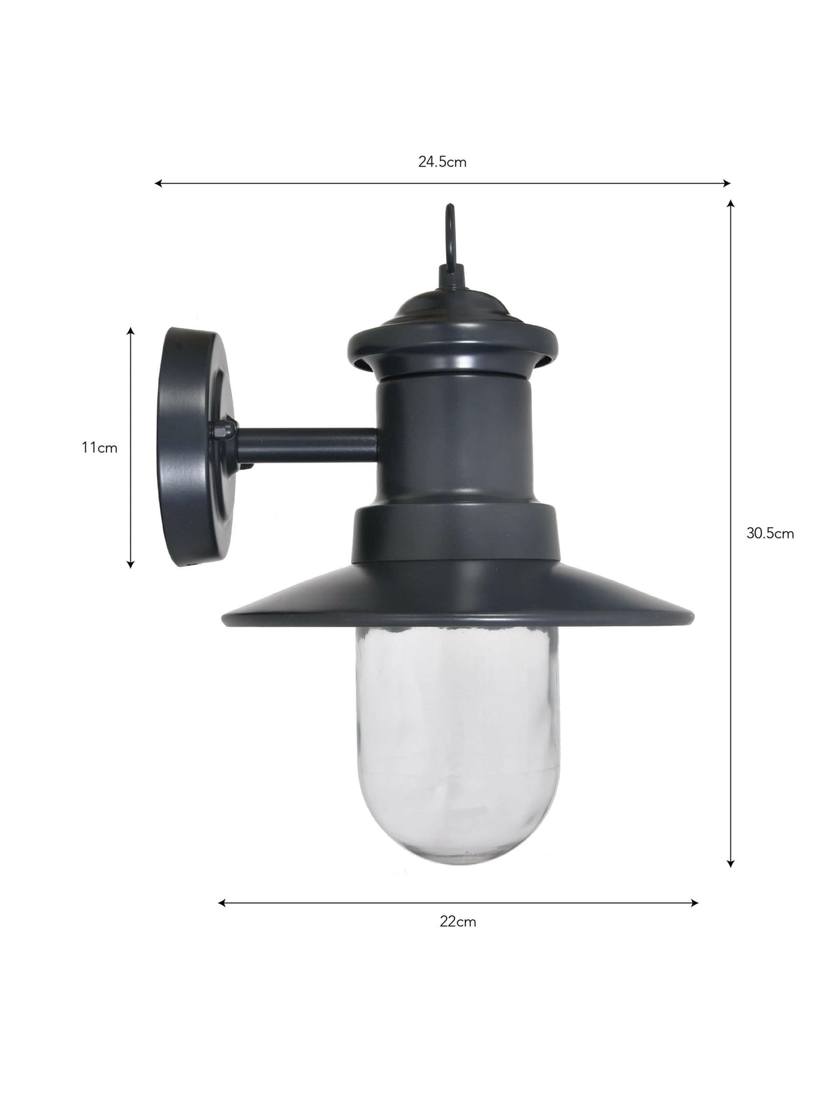 Ships Wall Light - Carbon.