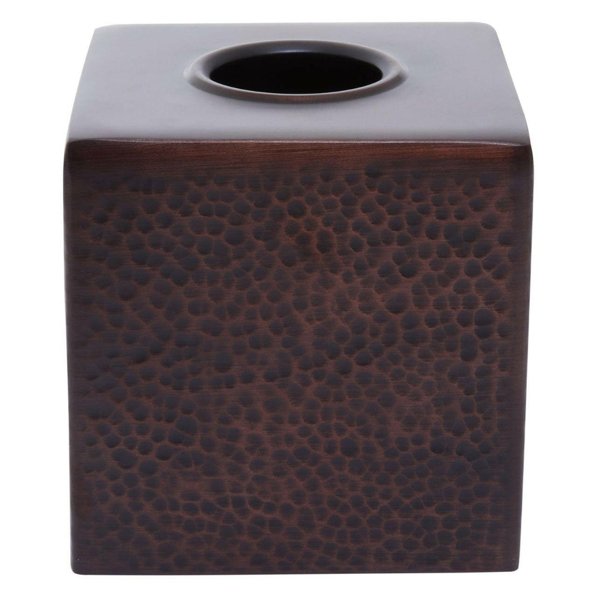 Allure Bronze Finish Tissue Box.