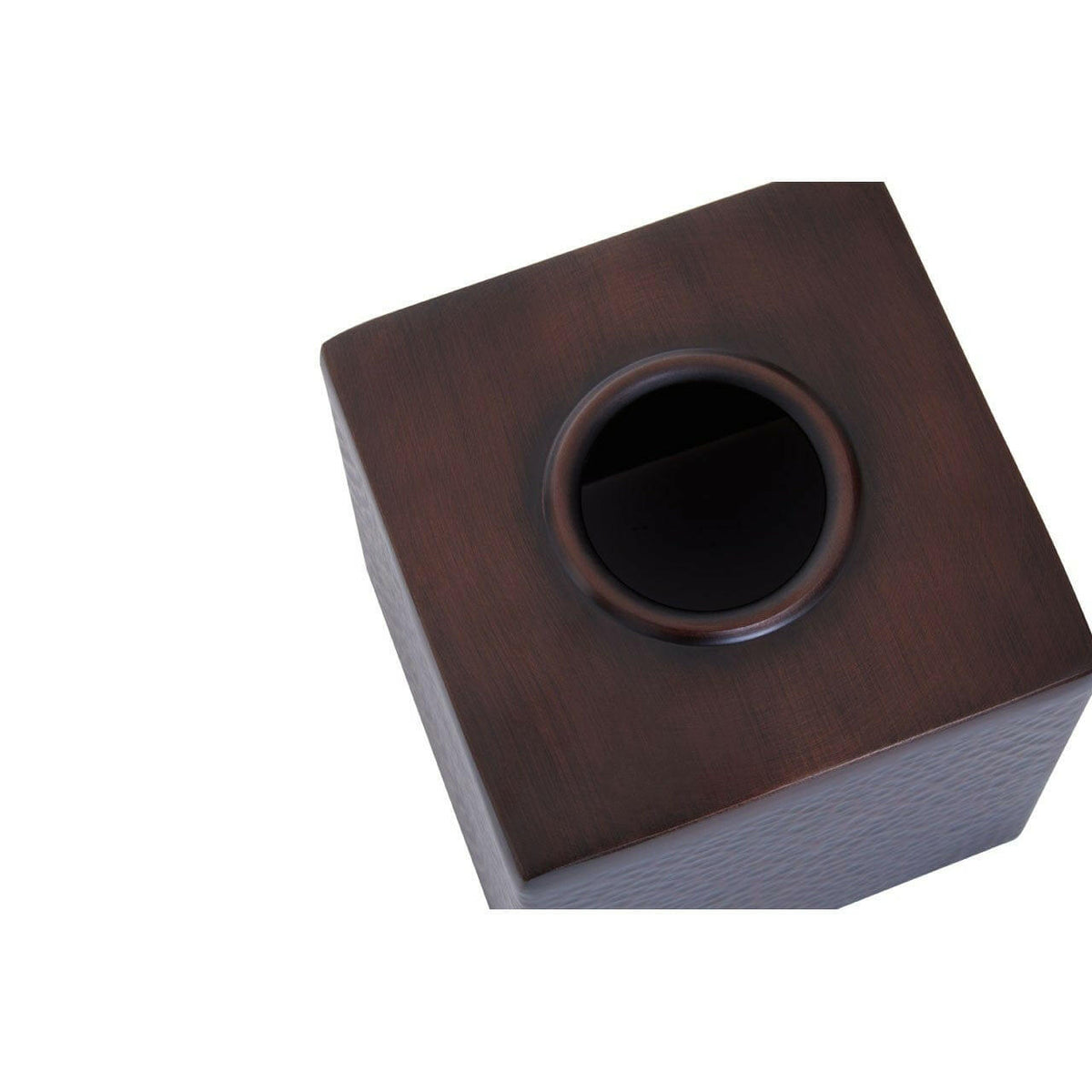 Allure Bronze Finish Tissue Box.