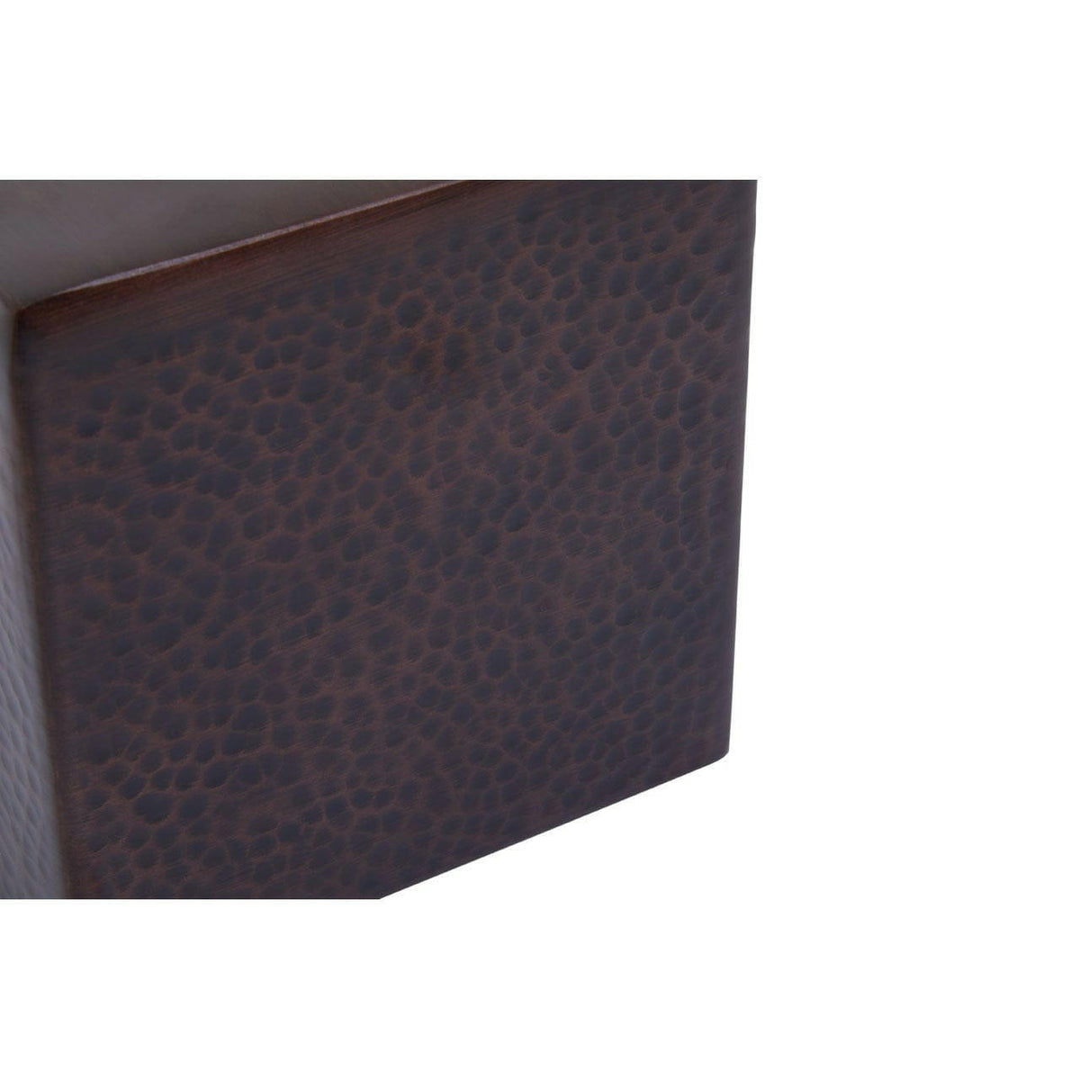 Allure Bronze Finish Tissue Box.