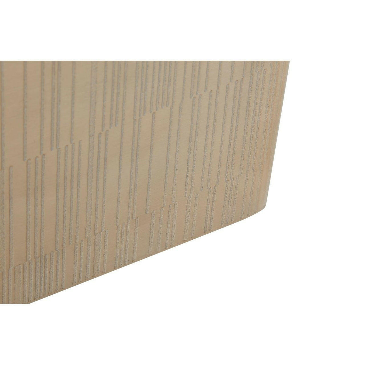 Allure Champagne Finish Tissue Box.