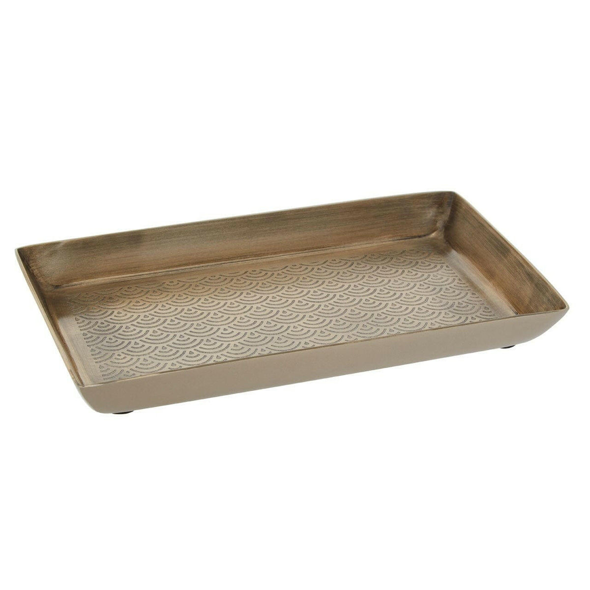 Allure Etched Detail Aluminium Tray.