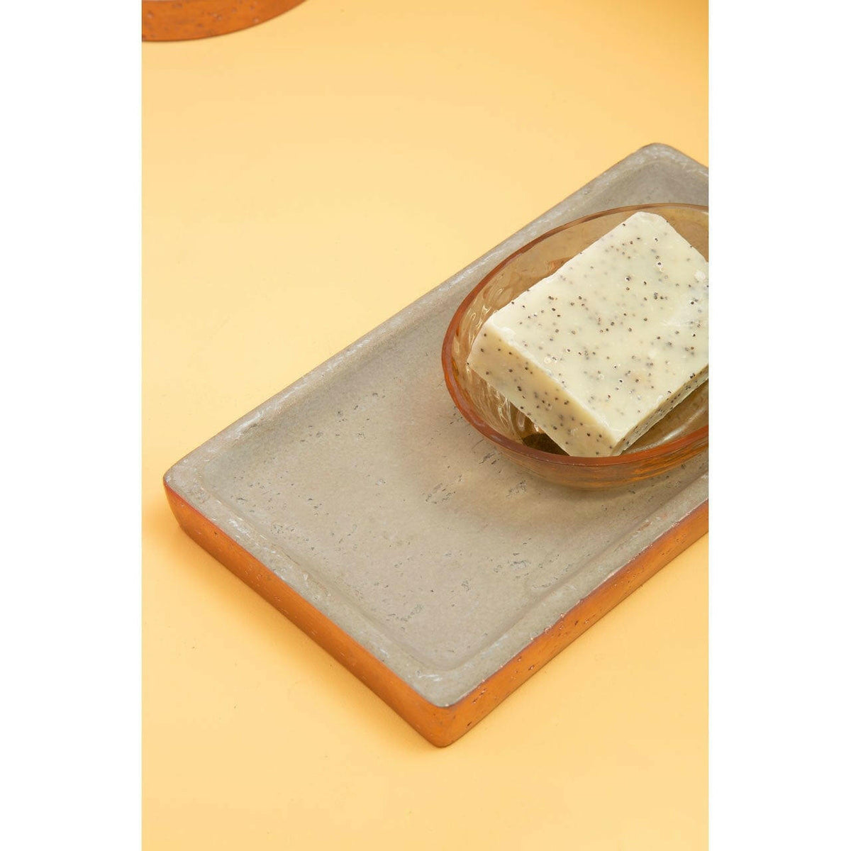 Allure Glass Soap Dish.