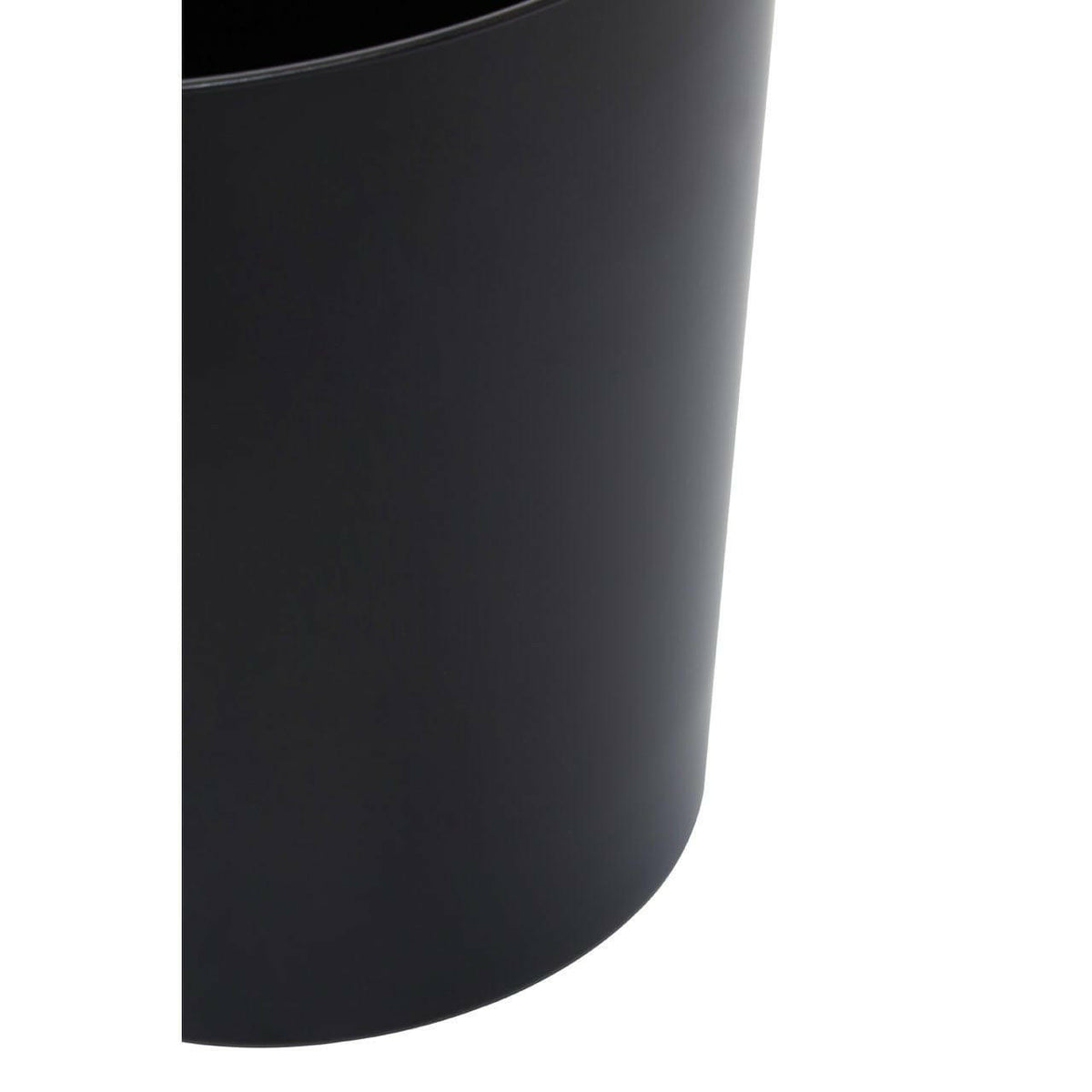 Allure Gold And Black Finish Waste Bin.