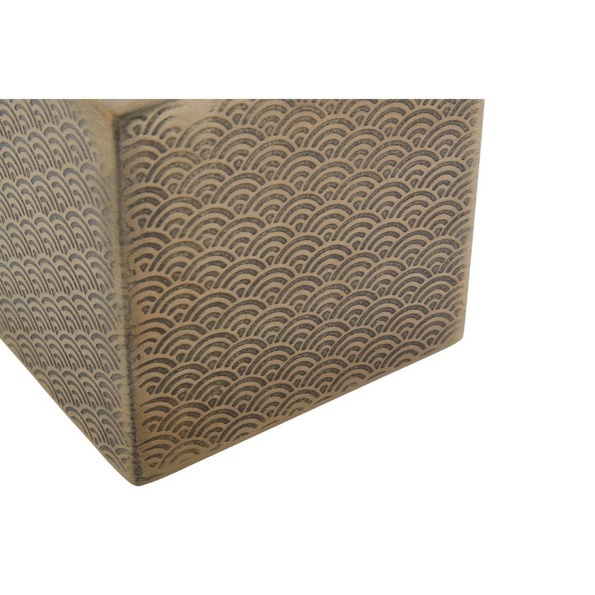 Allure Gold Finish Aluminium Tissue Box.