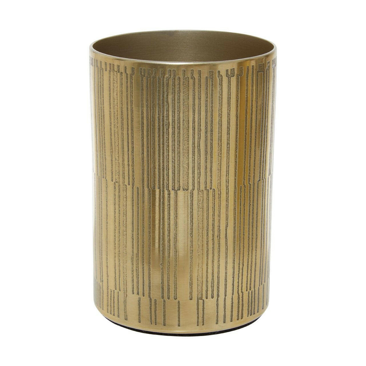 Allure Gold Finish Aluminium Tumbler - 300Ml.
