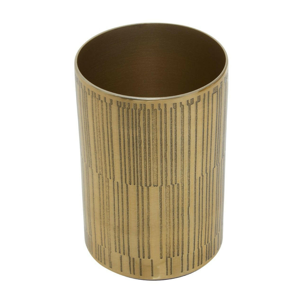 Allure Gold Finish Aluminium Tumbler - 300Ml.