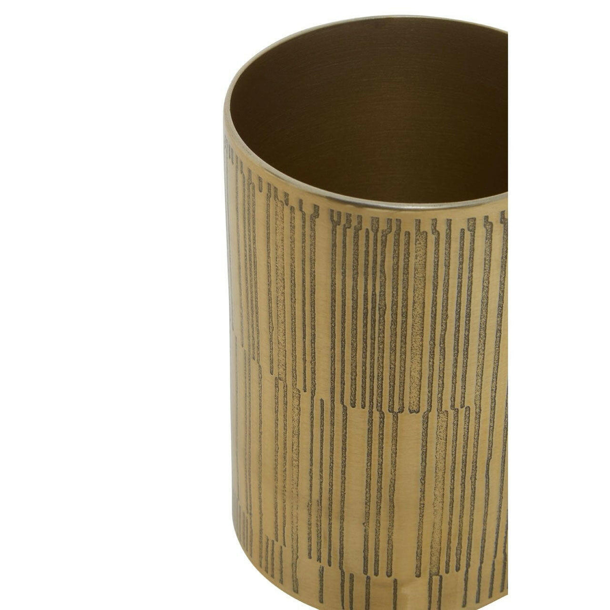 Allure Gold Finish Aluminium Tumbler - 300Ml.