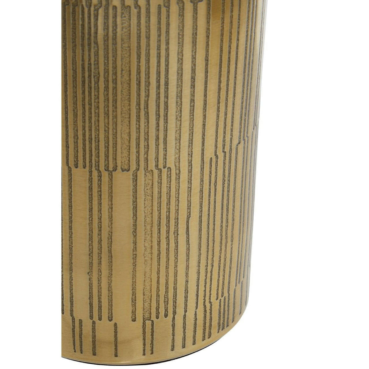 Allure Gold Finish Aluminium Tumbler - 300Ml.