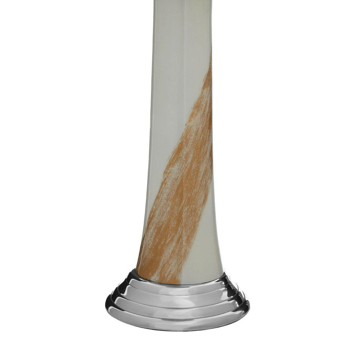 Alma White / Gold Candle Holder.