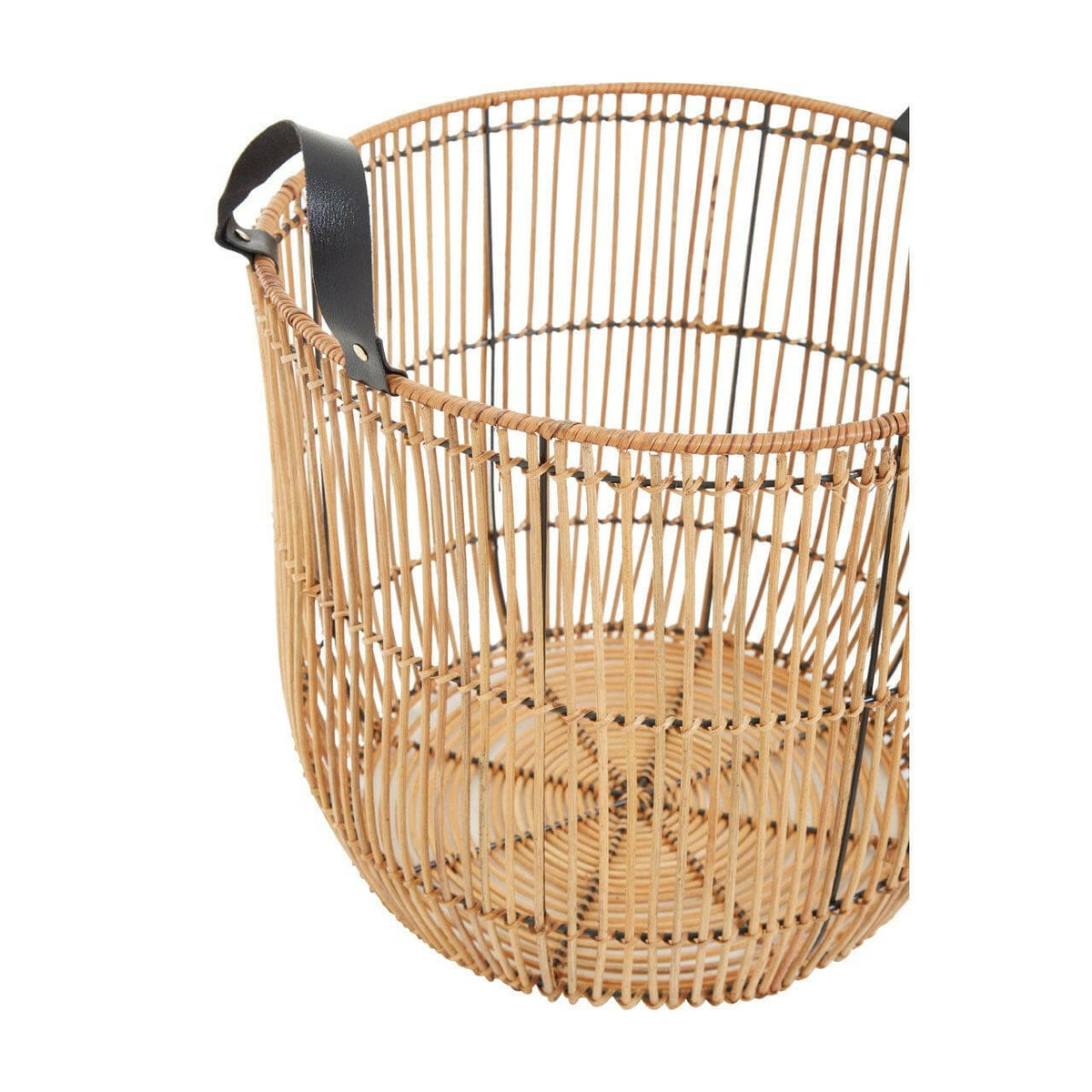 Arnu Set Of 2 Natural Rattan Baskets.