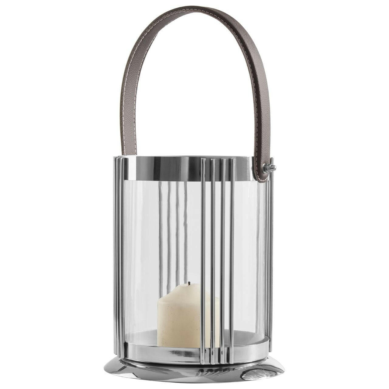 Hamilton Interiors Accessories Astro Small Silver Finish Lantern House of Isabella UK