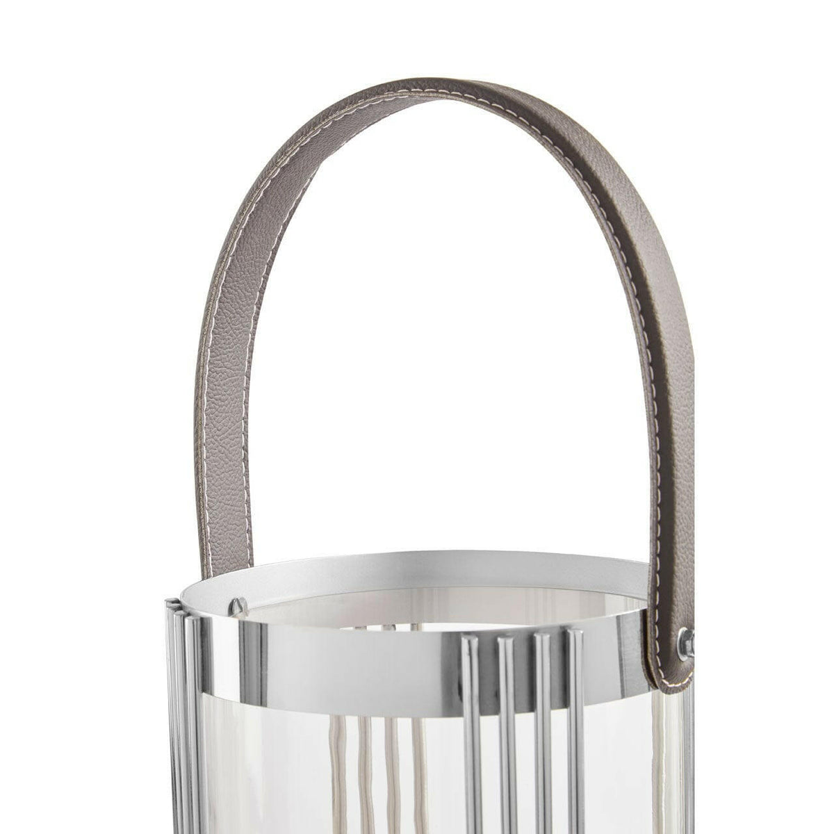 Astro Small Silver Finish Lantern.