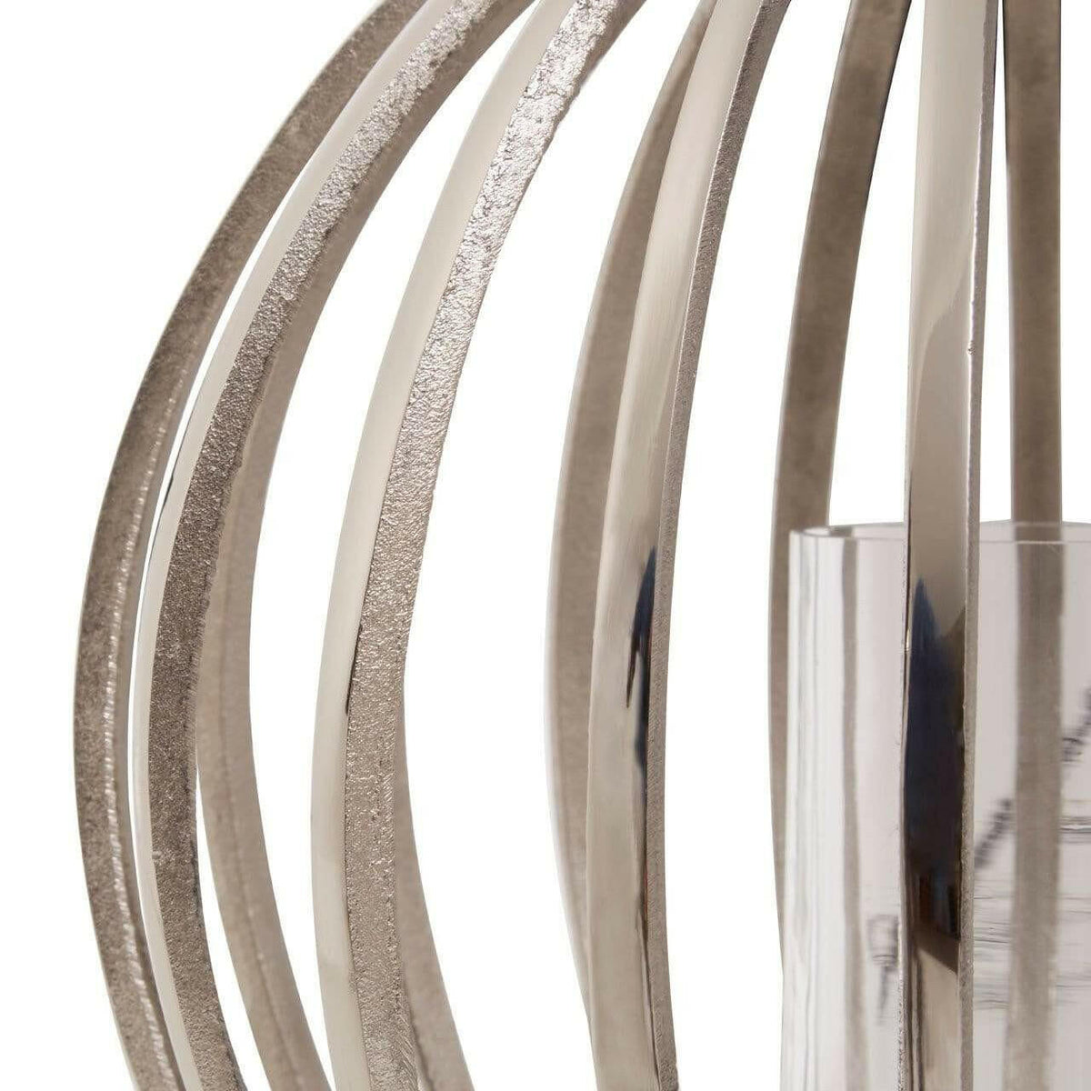 Aura Large Silver Lantern.